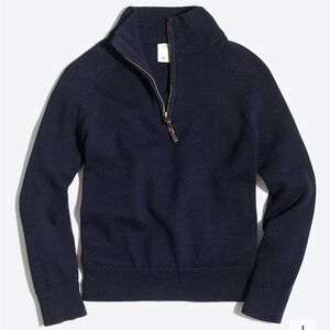 J Crew Boy’s Cotton Half-Zip Pullover Sweater